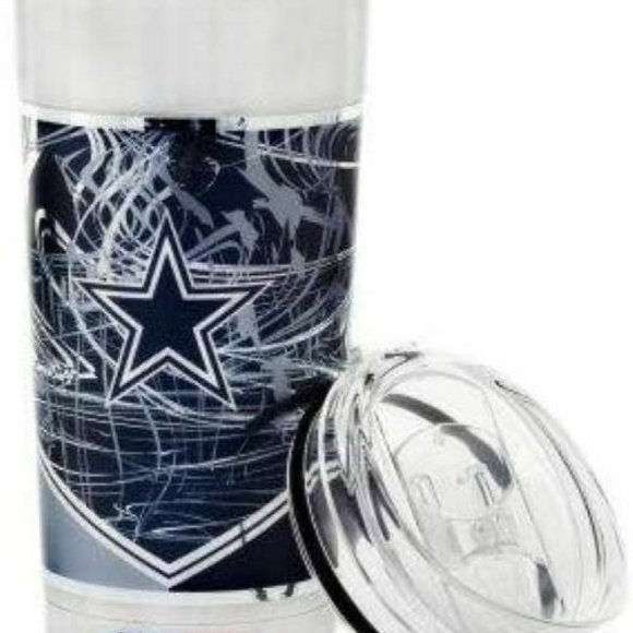 DYNASTY DRINKWARE Kitchen Dallas Cowboys Tumbler 24 Oz Vacuum